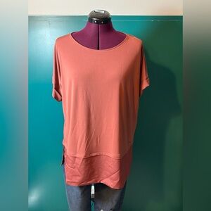 Calvin Klein Orange Dolman Sleeve T-Shirt